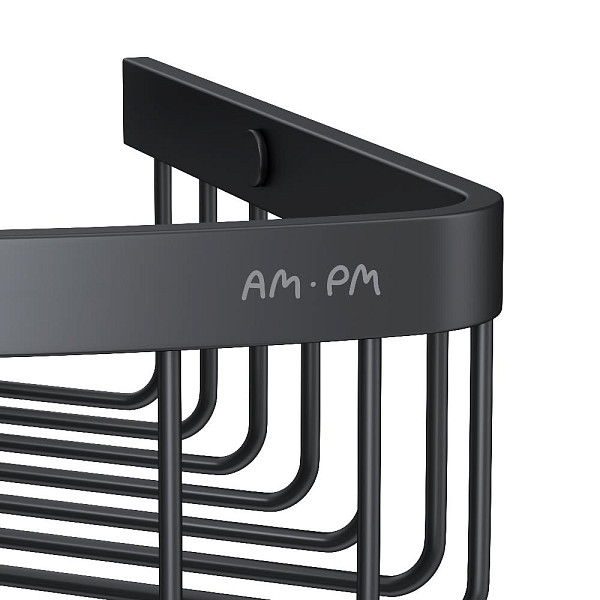 A7452122 Sense L Корзина для душа угловая, черный