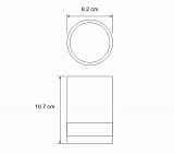 Стакан для зубных щеток Wasserkraft Inn K-4328