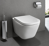 Комплект унитаз (чаша) Roca The Gap подвесной 34647L000 безободковый + Крышка для чаши Roca The Gap Soft Close 801472004 с микролифтом 