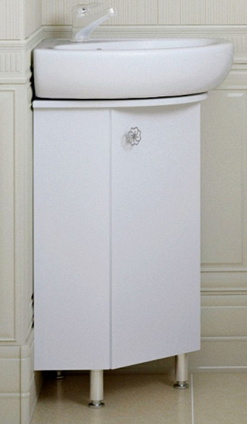 Тумба под раковину Corozo Флоренция 40 угловая белая SD-00000003