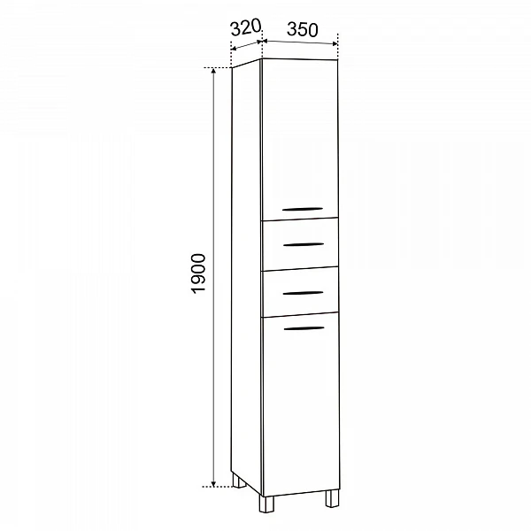 Пенал Emmy Рокард 35 (Левый)