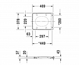 Крышка-сиденье Duravit Vero Air 0022090000 с микролифтом