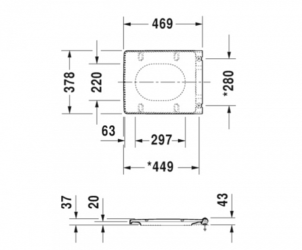 Крышка-сиденье Duravit Vero Air 0022090000 с микролифтом