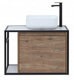 Тумба под раковину Aquanet Nova Lite Loft 75 R дуб рустикальный 00261657