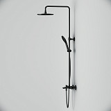 F0780522 Like душ.система, набор: смеситель д/ванны/душа с термостатом, верх.душ.d 220 мм, ручной ду