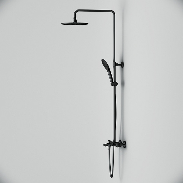 F0780522 Like душ.система, набор: смеситель д/ванны/душа с термостатом, верх.душ.d 220 мм, ручной ду