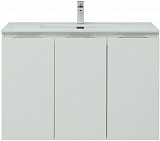 Тумба под раковину Aquanet Алвита New 100 3 дверцы, белый матовый 00277530