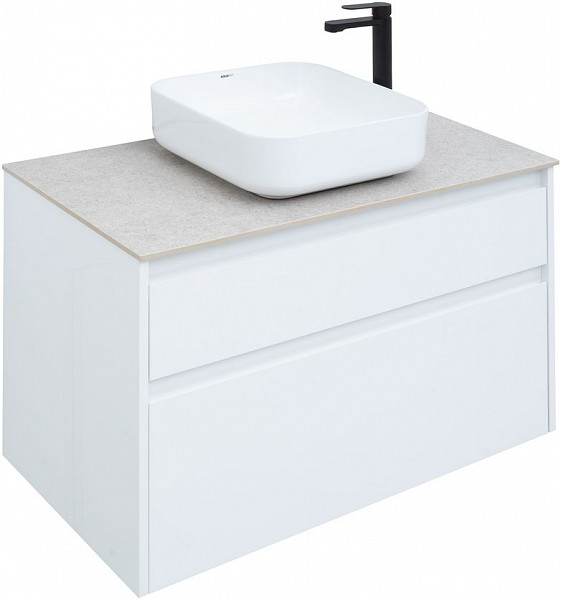 Тумба под раковину Aquanet Nova Lite 90 белый (2 ящика) 00242268