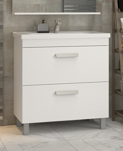 Тумба под раковину VIGO Nova 75 см tn.NOV.MIR.80.1D.2Y