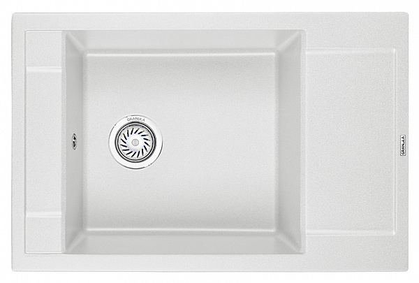 Мойка кухонная Granula прямоугольная кварц 7806, АРКТИК
