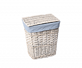 Плетеная корзина для белья с крышкой Wasserkraft Lippe WB-450-S
