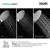 Лейка для душа, хром, Optima Home, IDDIS, OPH3F0Ci18