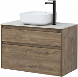 Тумба под раковину Aquanet Nova Lite 90 дуб рустикальный (2 ящика) 00249518