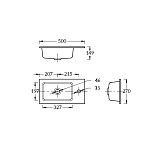 Раковина на тумбу Kerama Marazzi Lato LA.wb.50